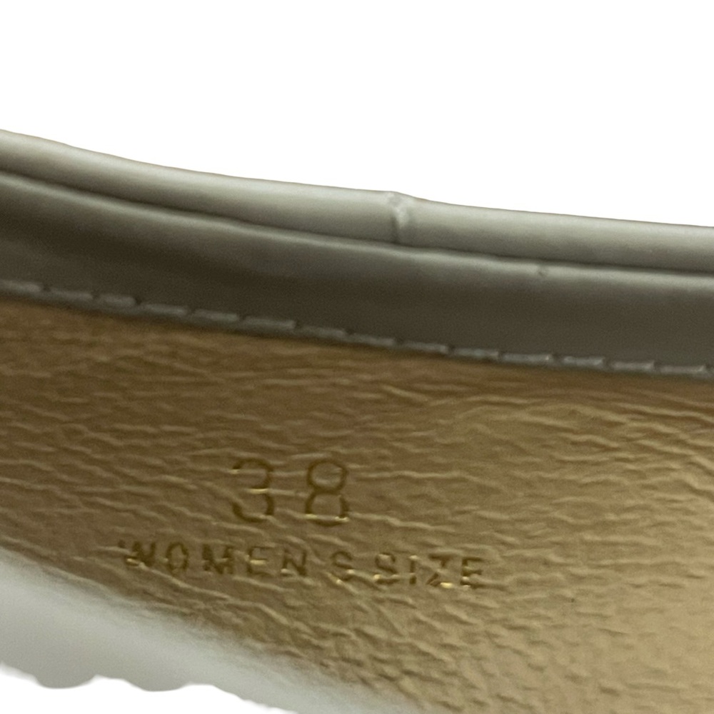 TOD’S Patent Leather Lavender & Gray Peep Toe Flats w/ Bow Sz 38 US 7/7.5 luxury - Picture 11 of 12